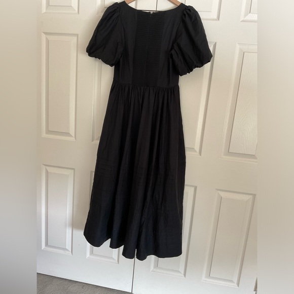 Reformation Everlyn Puff Sleeve Stretch Organic Cotton Maxi Dress - Picture 6 of 7